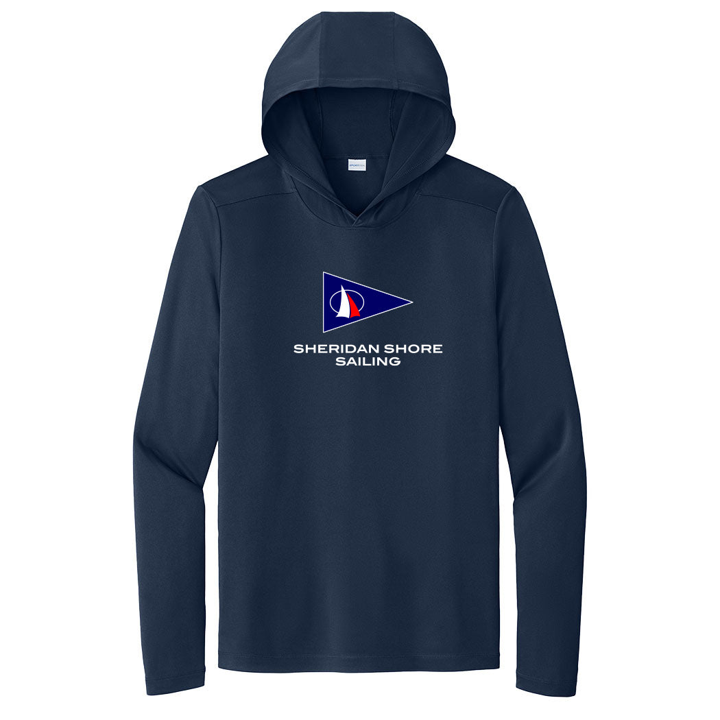 Hooded Performance Long Sleeve T-Shirt ~ Sheridan Shore Sailing