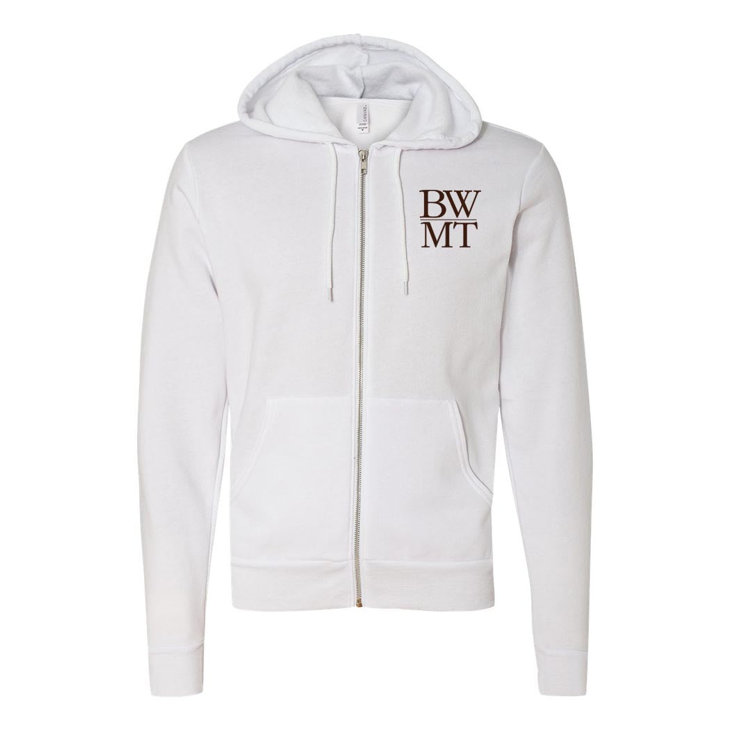 BW ~ Sponge Fleece Zip Hoodie ~ Baldwin Wallace Conservatory of Performing Arts
