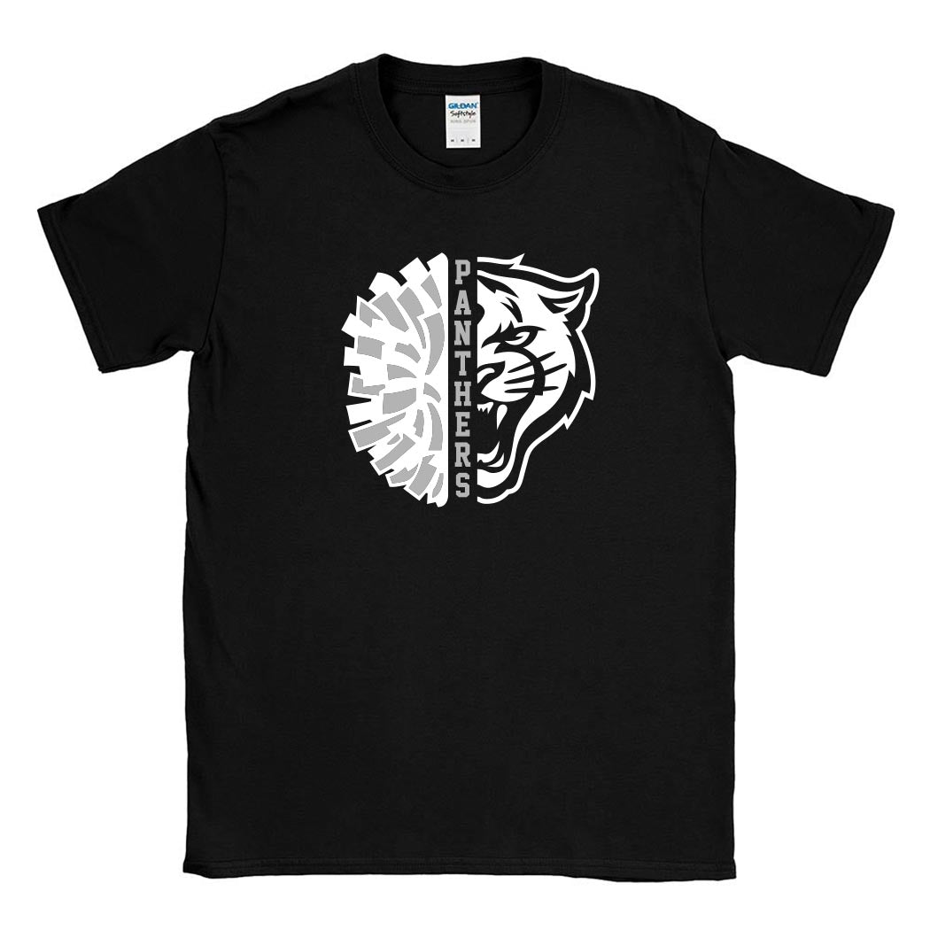 Cheer Mascot ~ Cotton T-Shirt ~ East Prairie Cheer-black