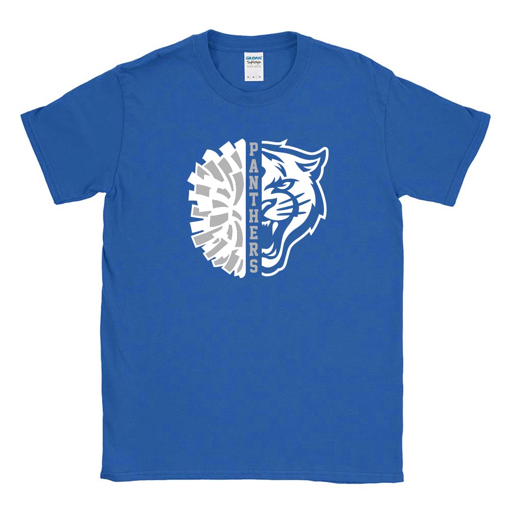 Cheer Mascot ~ Cotton T-Shirt ~ East Prairie Cheer-royal
