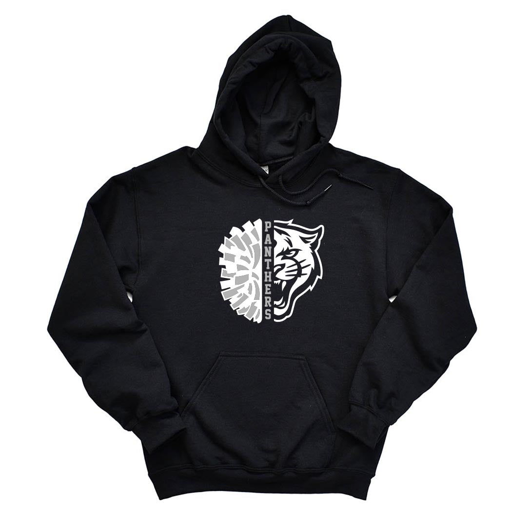 Cheer Mascot ~ Hoodie ~ East Prairie Cheer-black