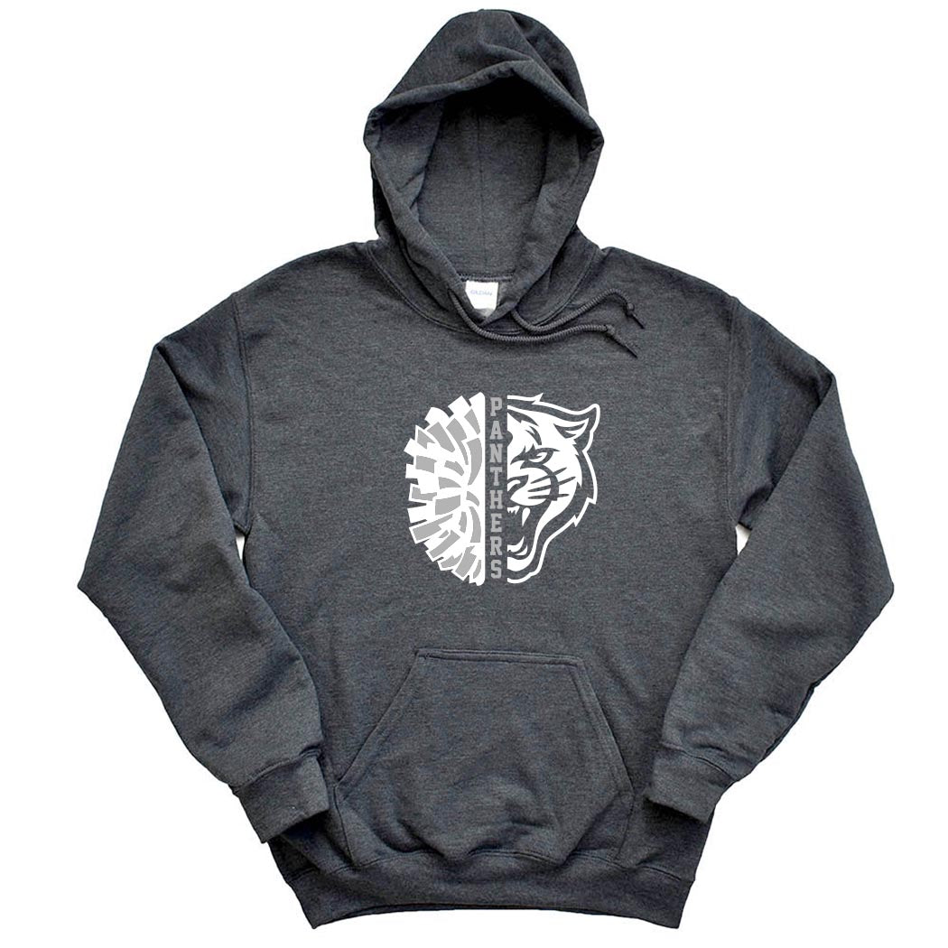 Cheer Mascot ~ Hoodie ~ East Prairie Cheer-dark heather