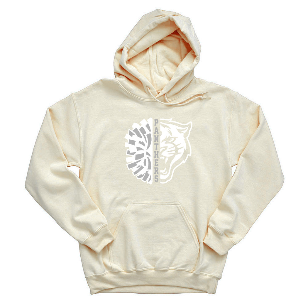 Cheer Mascot ~ Hoodie ~ East Prairie Cheer-off white