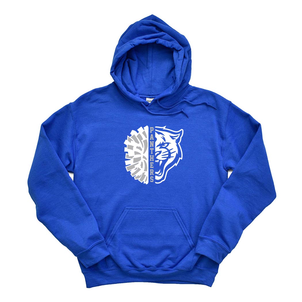 Cheer Mascot ~ Hoodie ~ East Prairie Cheer-royal
