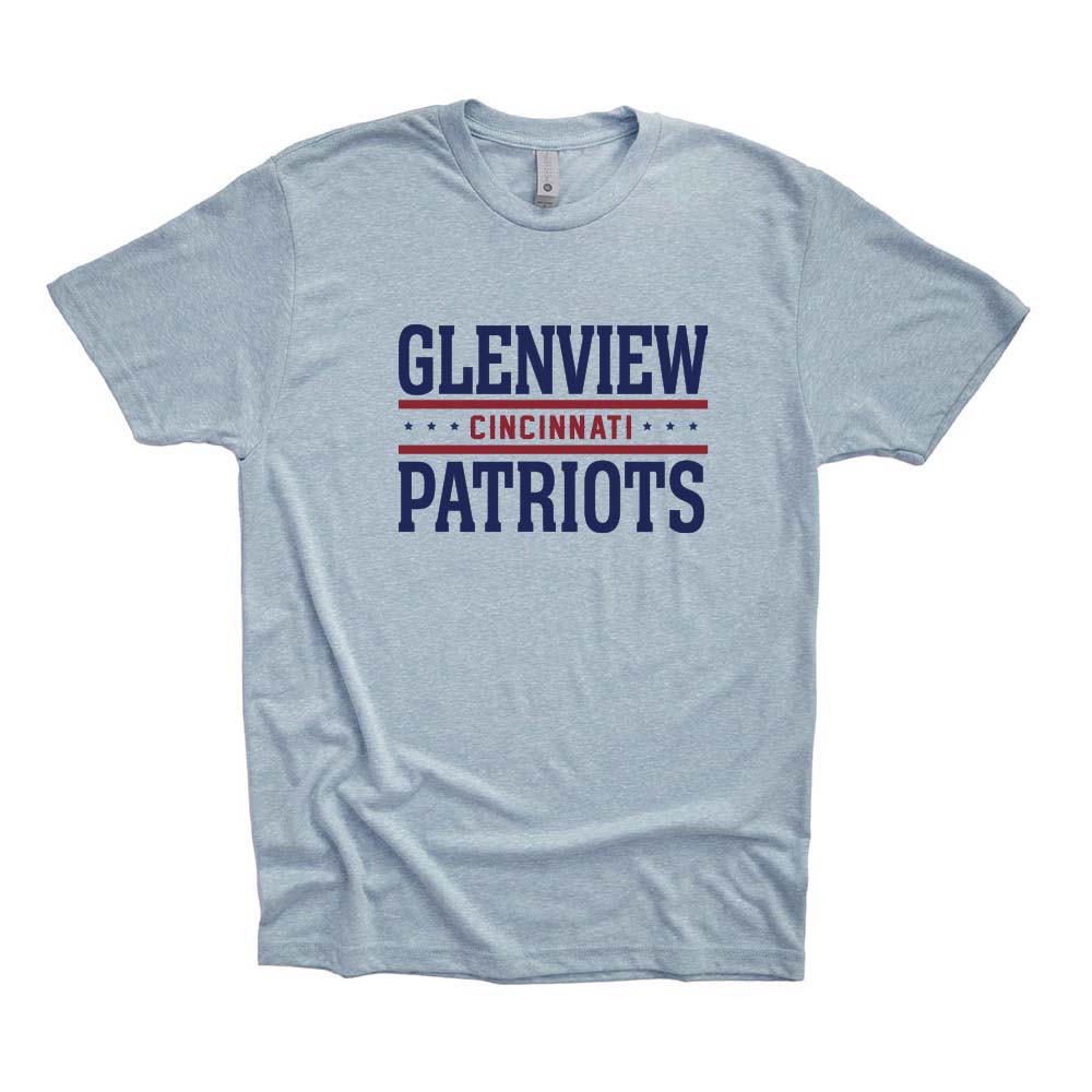 CINCINNATI TRIBLEND TEE ~ GLENVIEW PATRIOTS ~ unisex & women's