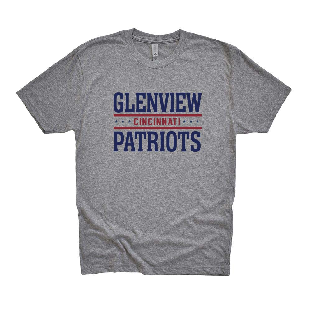 CINCINNATI TRIBLEND TEE ~ GLENVIEW PATRIOTS ~ unisex & women's