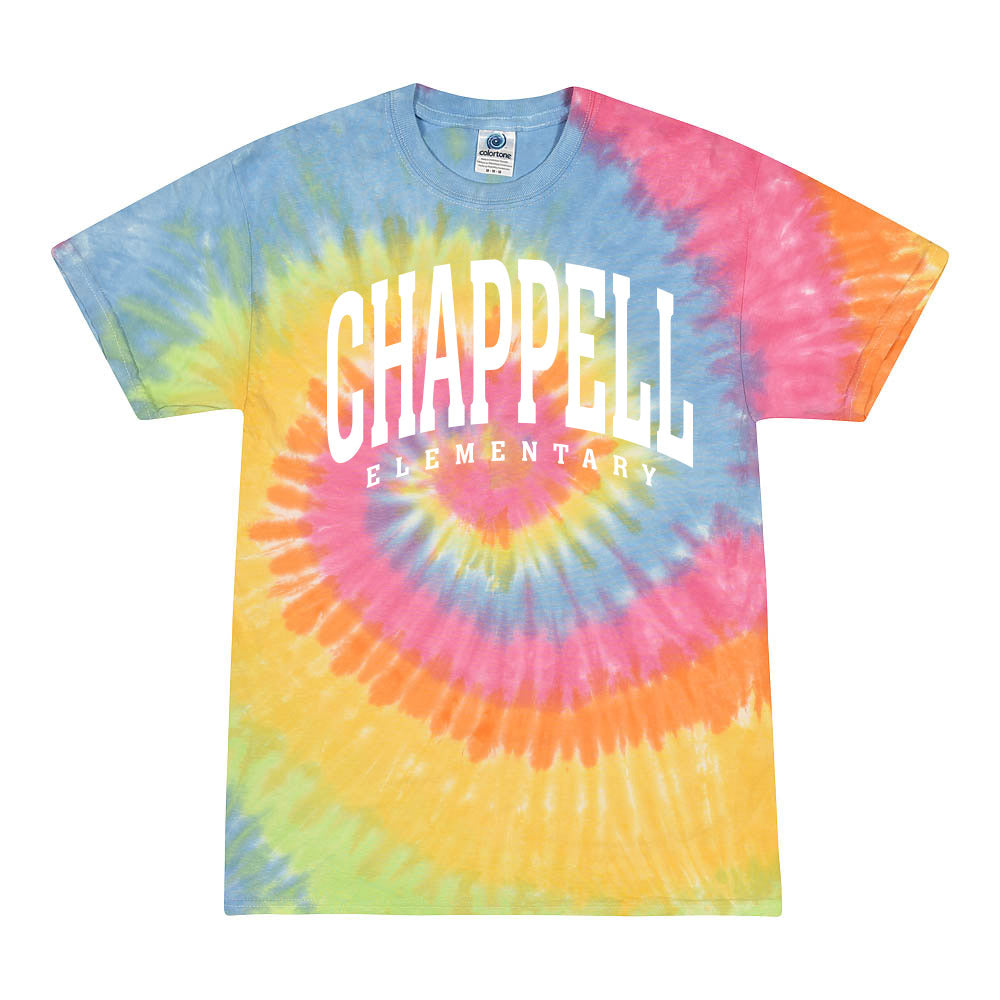 Classic Arc ~ Tie-Dye T-Shirt ~ Chappell Elementary School