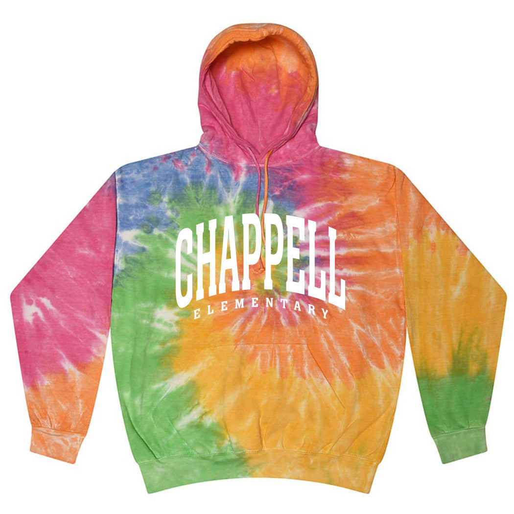 Classic Arc ~ Tie-Dye Hoodie ~ Chappell Elementary School