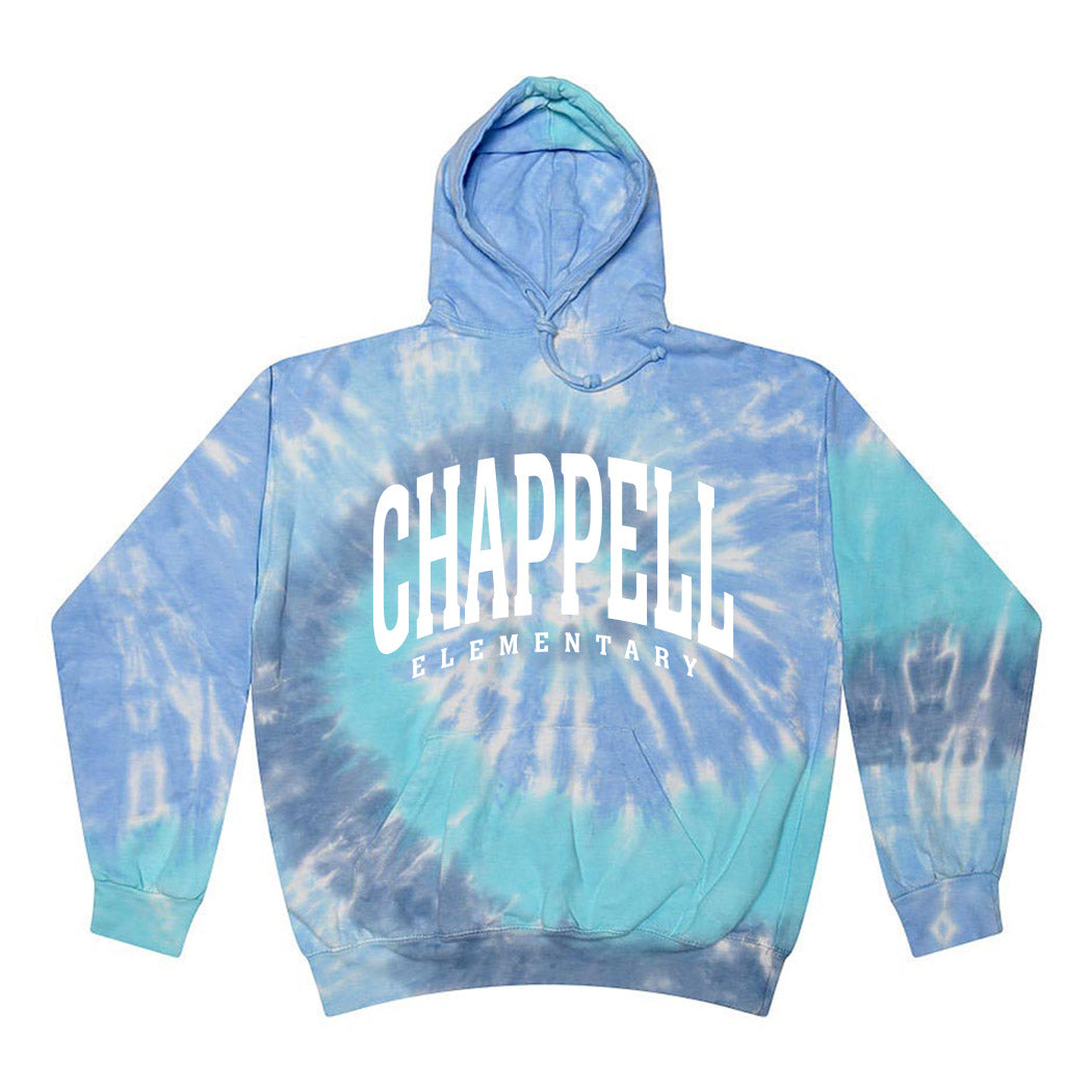 Classic Arc ~ Tie-Dye Hoodie ~ Chappell Elementary School