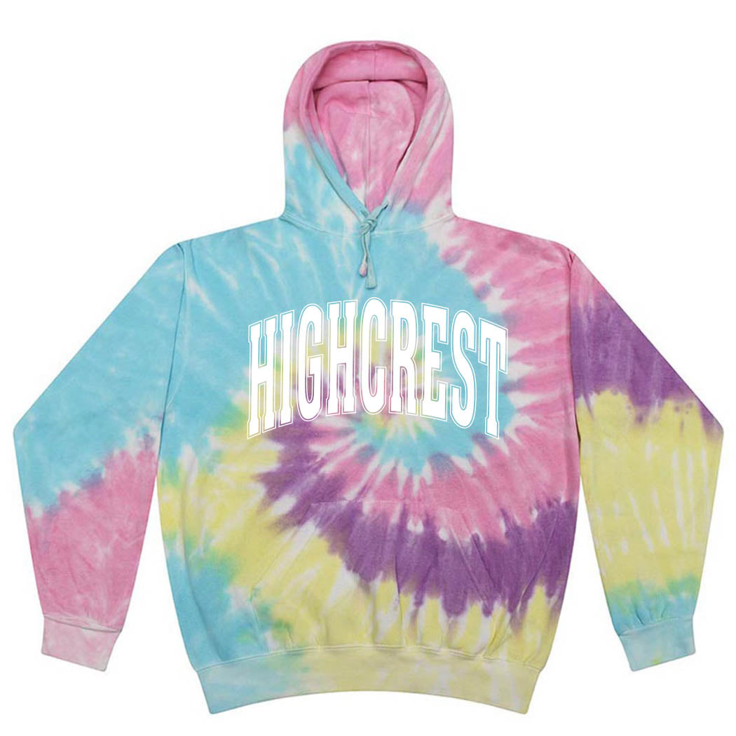 Classic Arc ~ Tie-Dye Hoodie ~ Highcrest Middle School