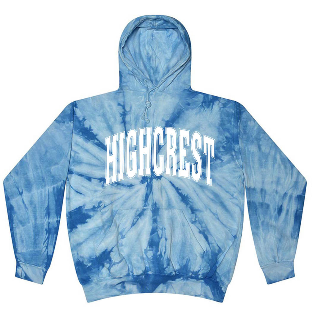 Classic Arc ~ Tie-Dye Hoodie ~ Highcrest Middle School