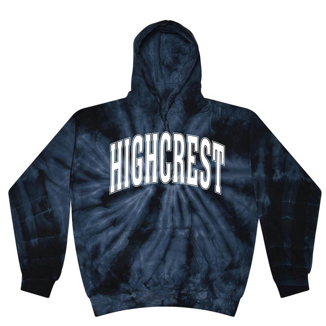 Classic Arc ~ Tie-Dye Hoodie ~ Highcrest Middle School