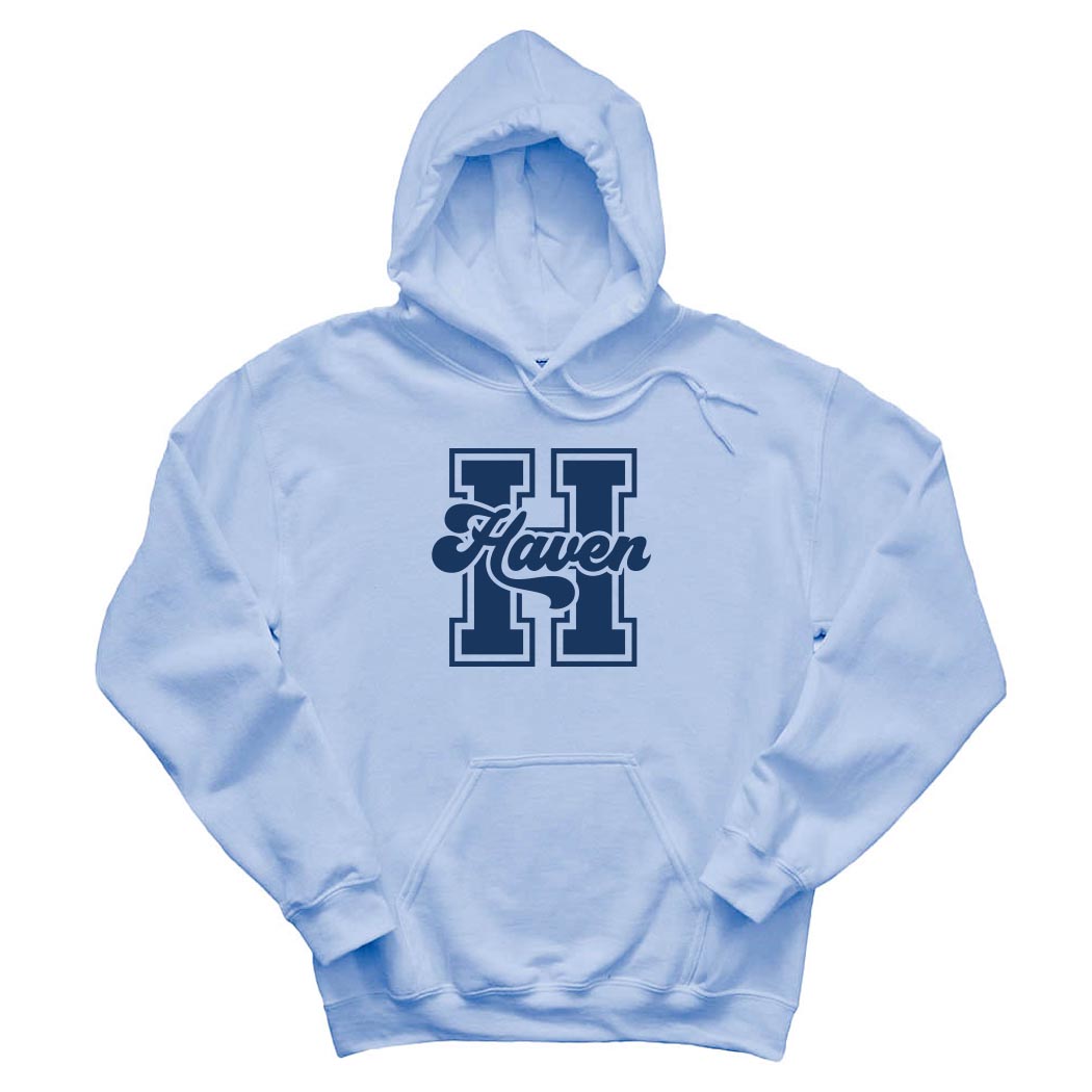 Collegiate Initial ~ Hoodie ~ Haven Middle School