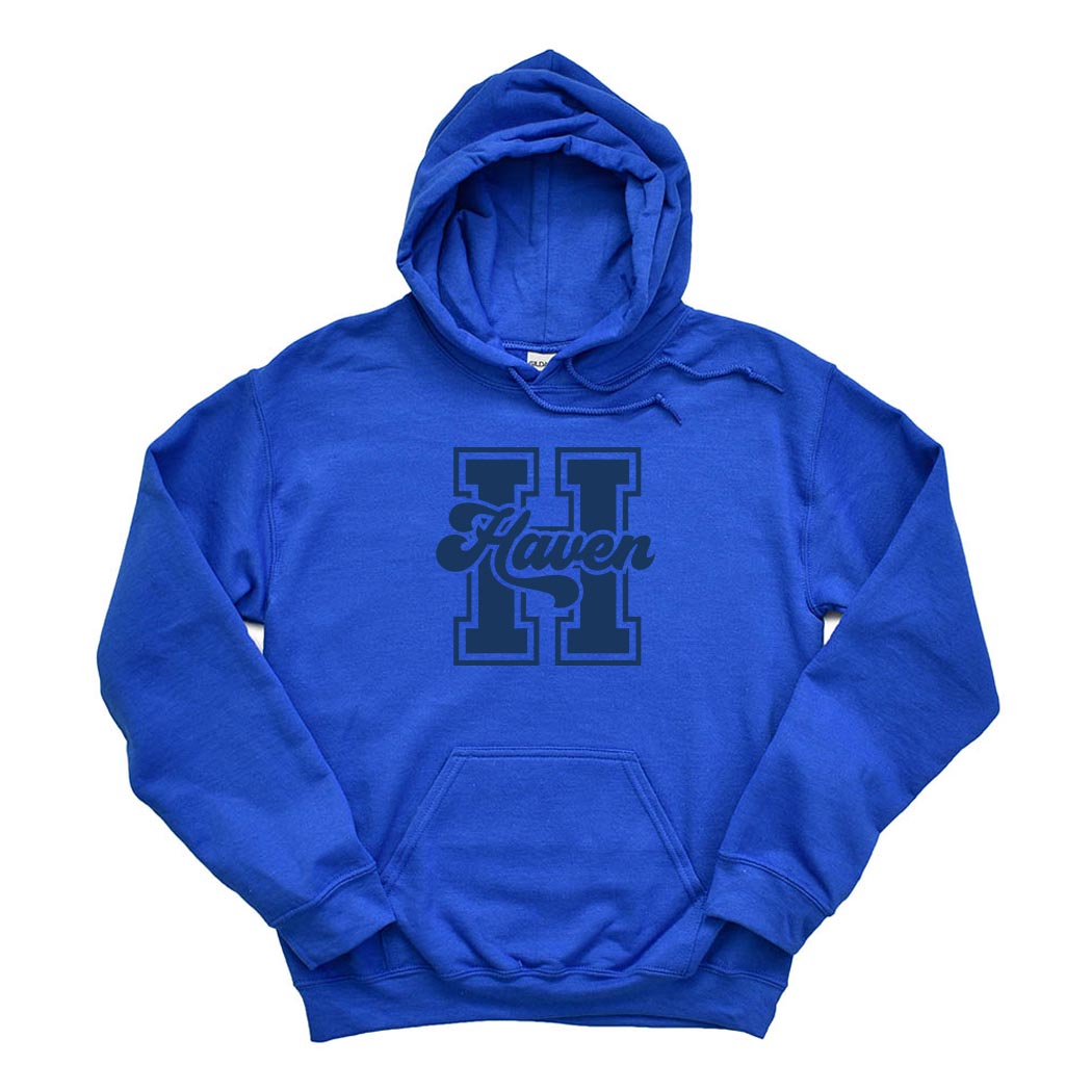 Collegiate Initial ~ Hoodie ~ Haven Middle School