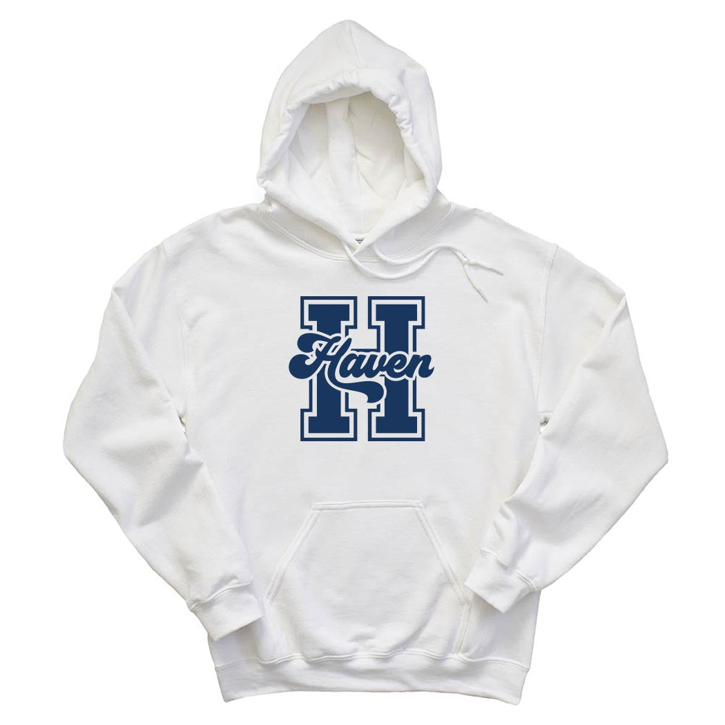 Collegiate Initial ~ Hoodie ~ Haven Middle School