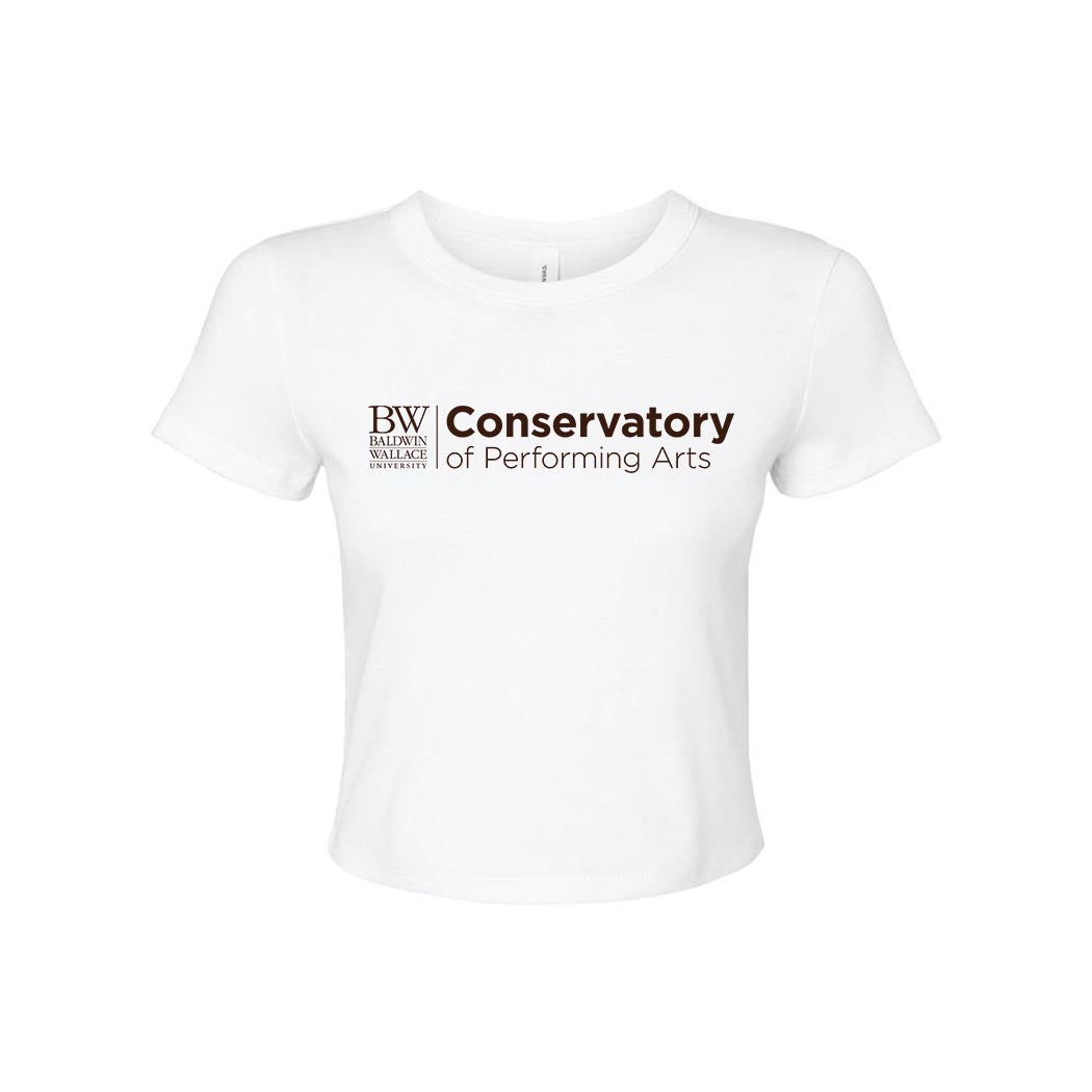 Conservatory Logo ~ Micro Rib Baby T-Shirt ~ Baldwin Wallace Conservatory of Performing Arts