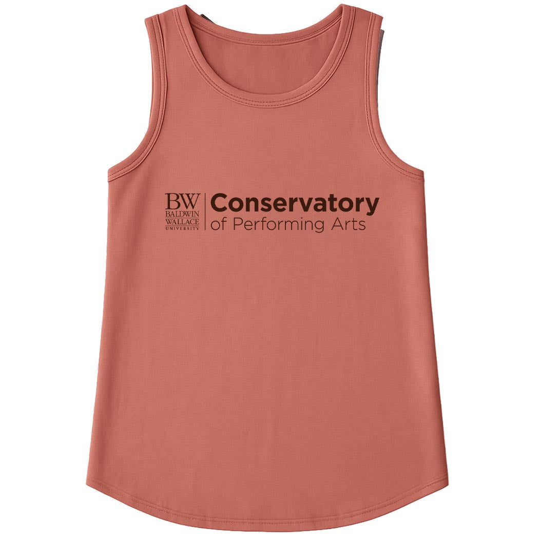 Conservatory Logo ~ Ladies Tank ~ Baldwin Wallace Conservatory of Performing Arts