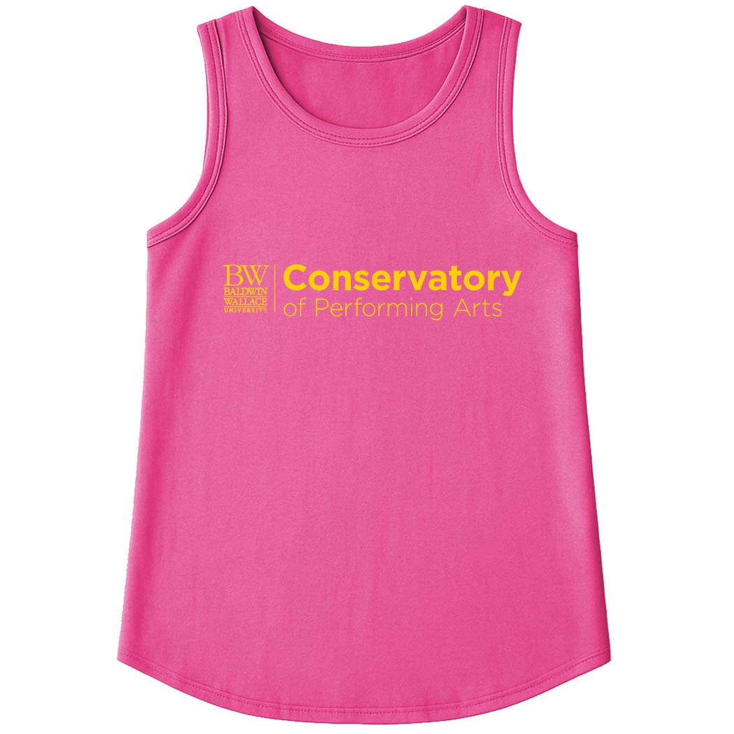 Conservatory Logo ~ Ladies Tank ~ Baldwin Wallace Conservatory of Performing Arts