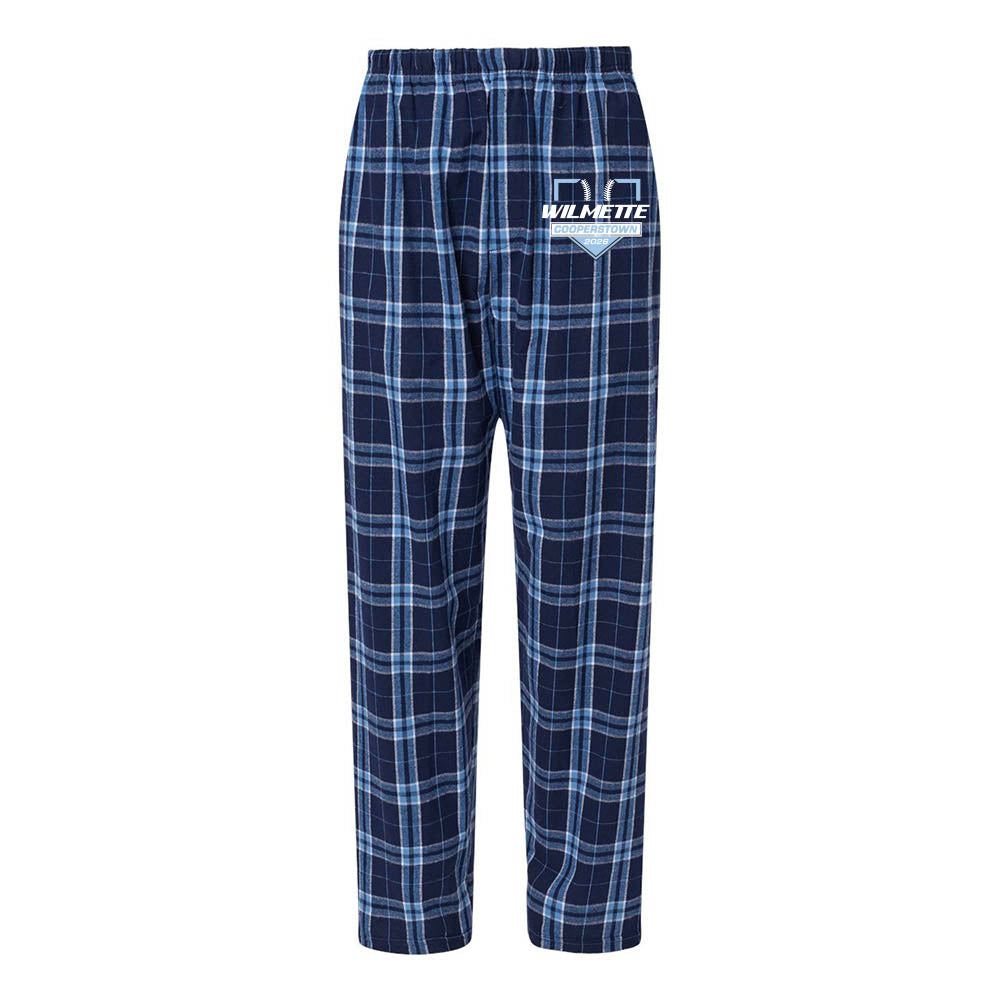 Cooperstown 2026 ~ Flannel Pants ~ Wilmette Baseball Association