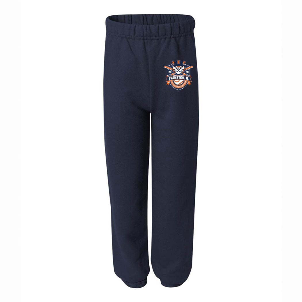Cooperstown 2026 ~ Sweatpants ~ Evanston Baseball-navy