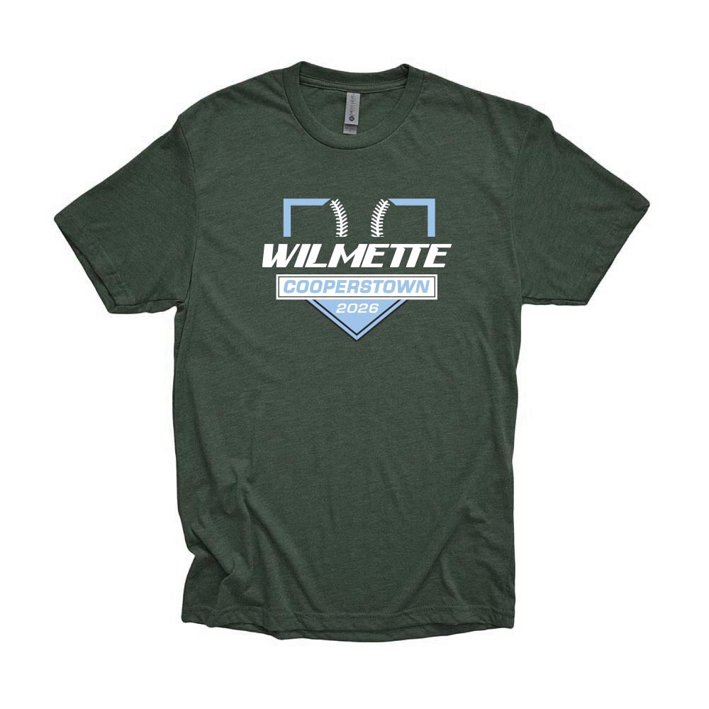 Cooperstown 2026 ~ Triblend T-Shirt ~ Wilmette Baseball Association