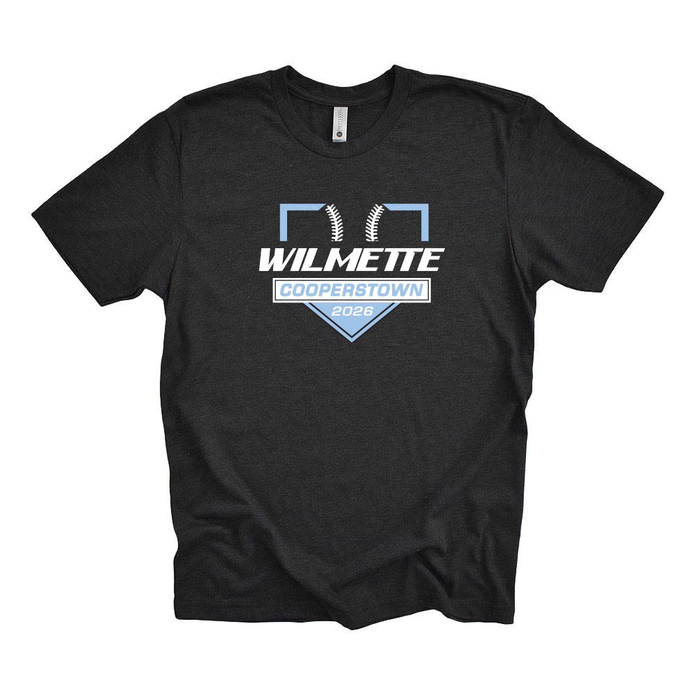 Cooperstown 2026 ~ Triblend T-Shirt ~ Wilmette Baseball Association