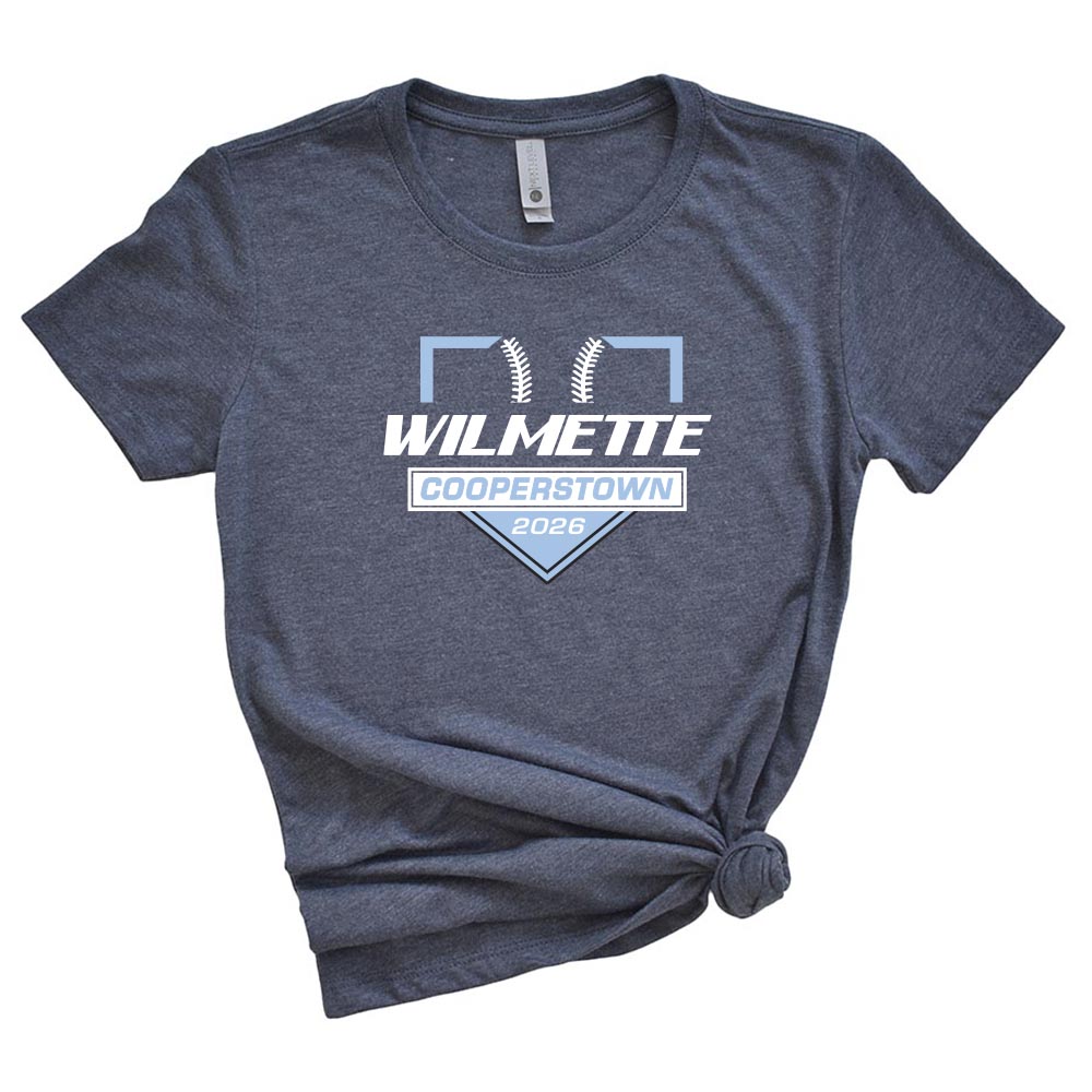 Cooperstown 2026 ~ Triblend T-Shirt ~ Wilmette Baseball Association