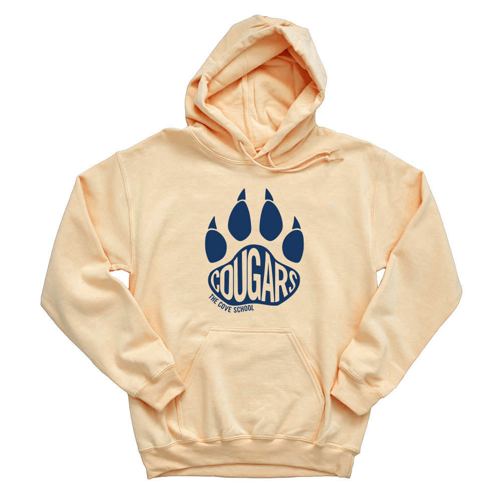 Cougars Paw ~ Hoodie ~ The Cove School