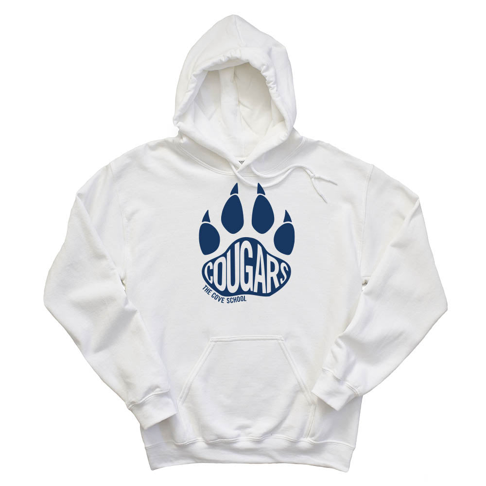 Cougars Paw ~ Hoodie ~ The Cove School
