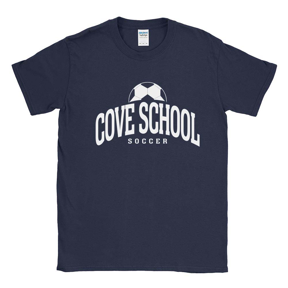 Soccer ~ Cotton T-Shirt ~ The Cove School