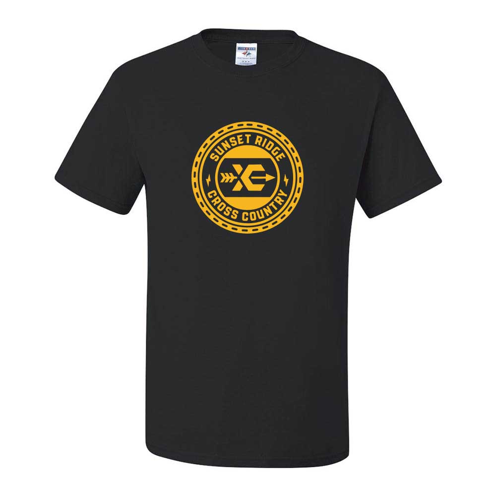 Cross Country Logo ~ Cotton T-Shirt ~ Sunset Ridge Middle School