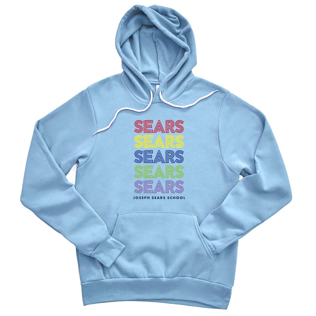 Deco Repeater ~ Sponge Fleece Hoodie ~ Joseph Sears School