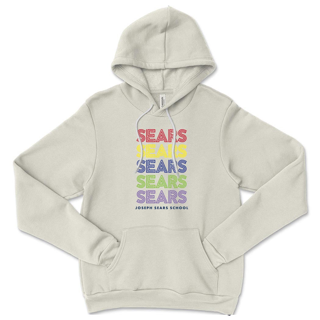 Deco Repeater ~ Sponge Fleece Hoodie ~ Joseph Sears School