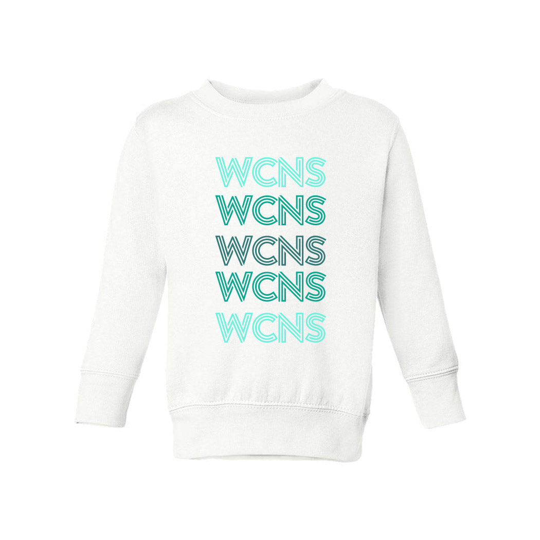 Deco Repeater ~ Toddler Crewneck Sweatshirt ~ Winnetka Community Nursery School