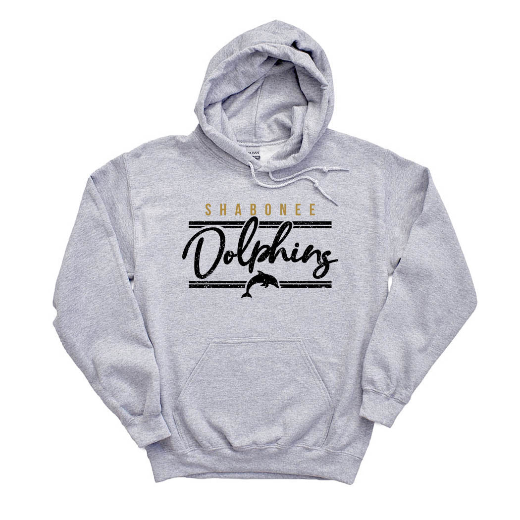 Dolphins Arc ~ Hoodie ~ Shabonee Elementary School Staff