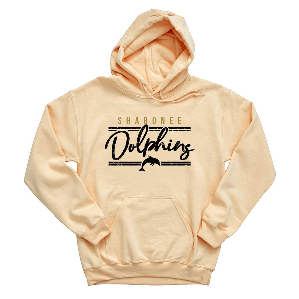Dolphins Arc ~ Hoodie ~ Shabonee Elementary School Staff