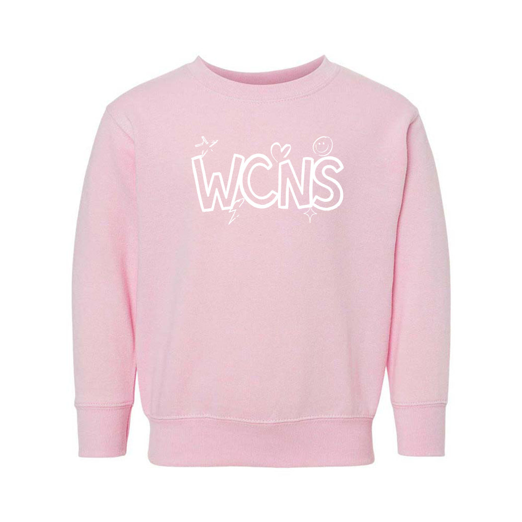 Doodle ~ Toddler Crewneck Sweatshirt ~ Winnetka Community Nursery School