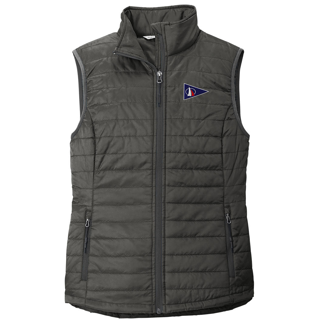 Embroidered Packable Puffy Vest (Pre-Order Only) ~ Sheridan Shore Sailing