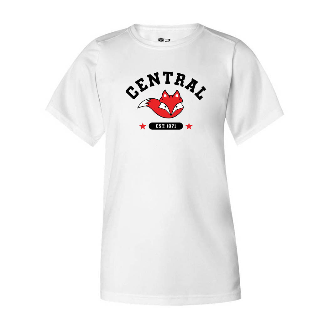 Est. 1871 Mascot ~ B-Core Performance T-Shirt ~ Central Elementary School
