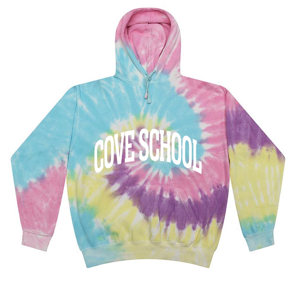 Extended Arc ~ Tie-Dye Hoodie ~ The Cove School
