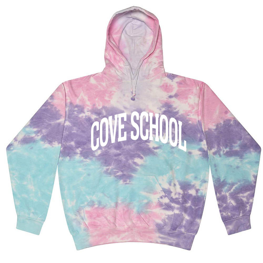 Extended Arc ~ Tie-Dye Hoodie ~ The Cove School