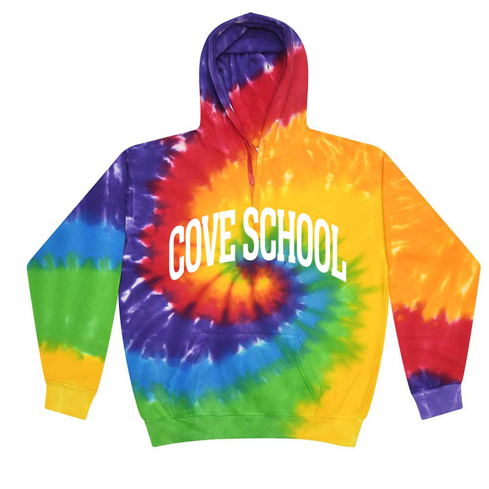 Extended Arc ~ Tie-Dye Hoodie ~ The Cove School