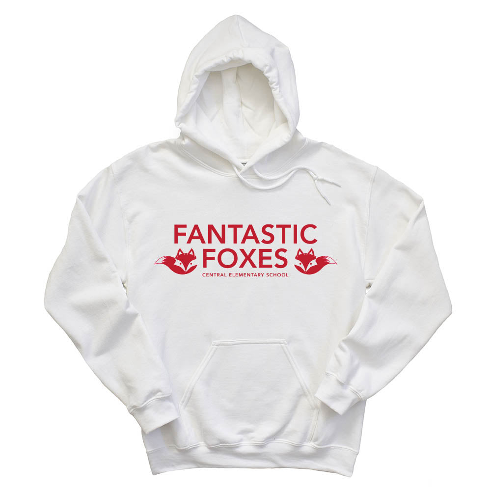 FANTASTIC FOXES UNISEX HOODIE ~ CENTRAL ELEMENTARY SCHOOL ~ youth & adult ~ classic fit