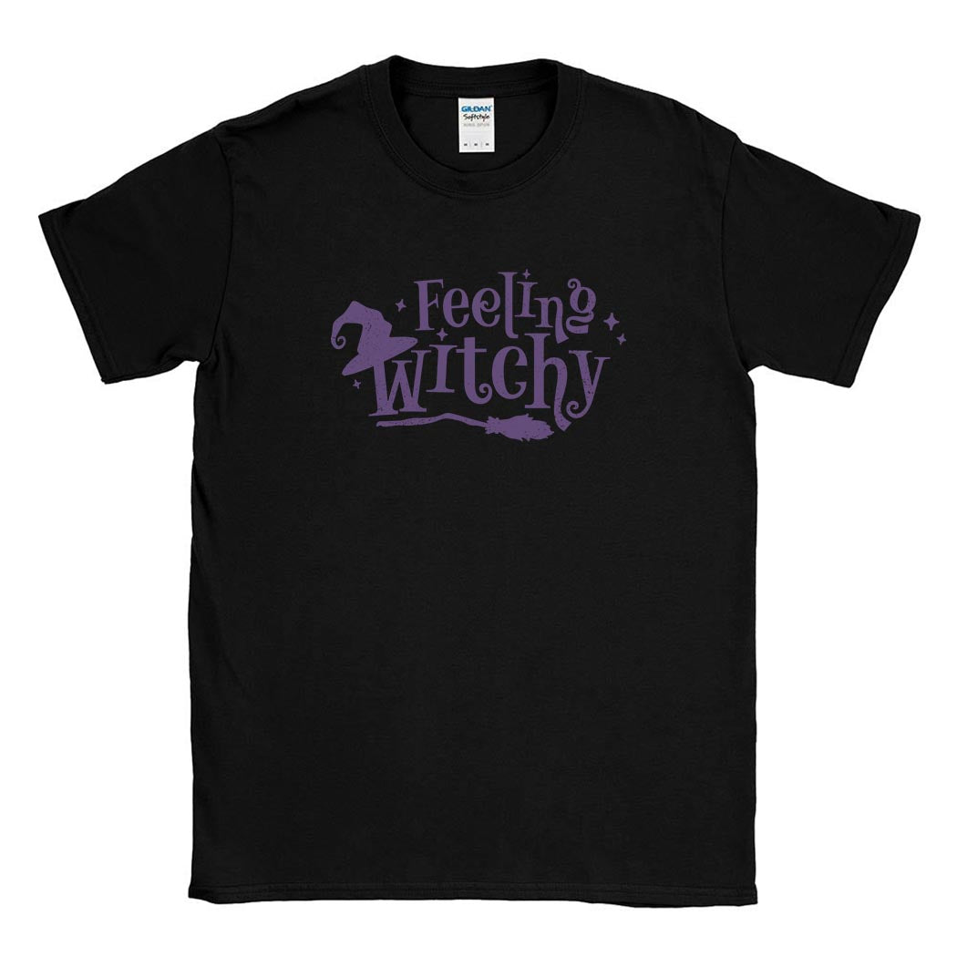 Feeling Witchy ~ Cotton T-Shirt ~ Breiter Creations-black
