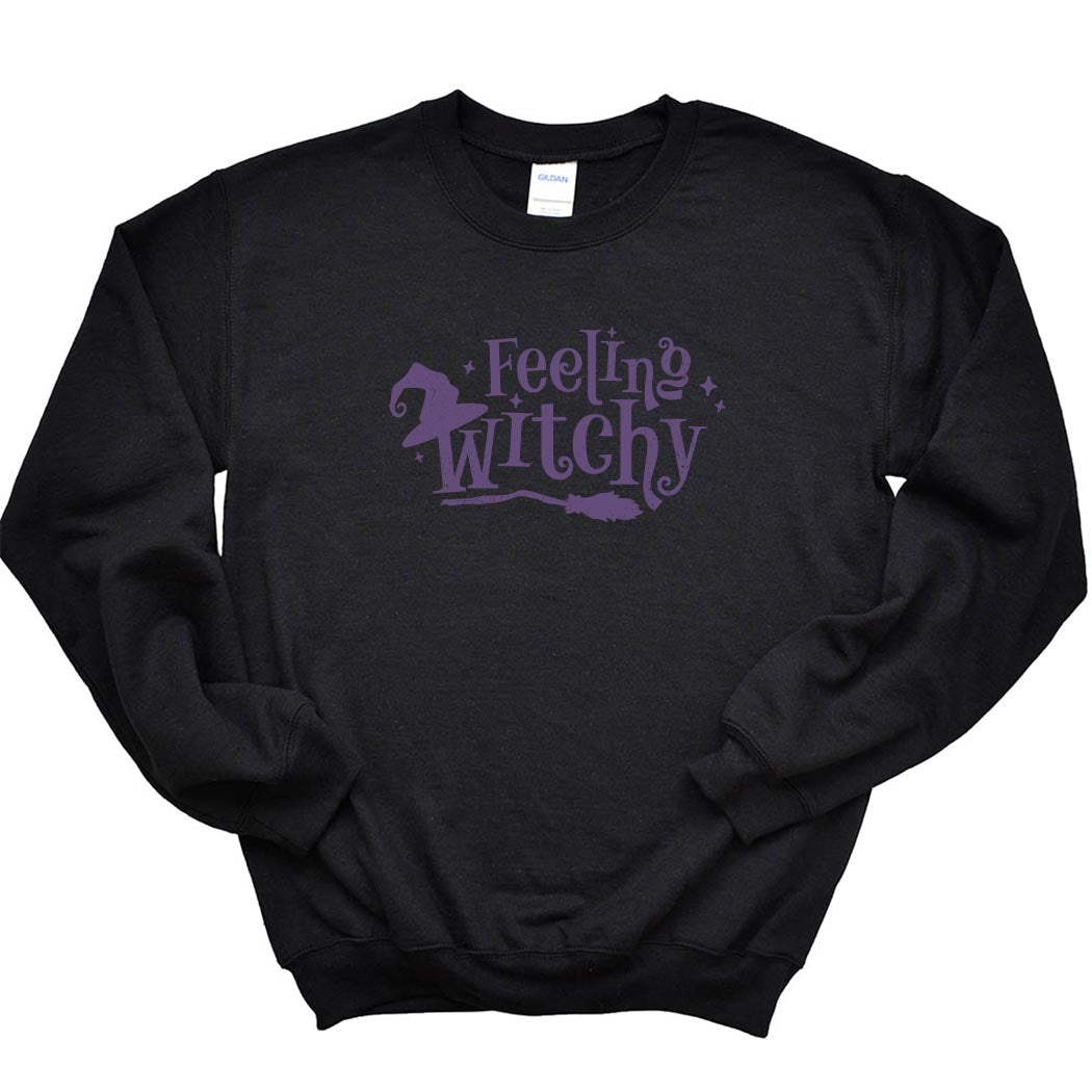 Feeling Witchy ~ Crewneck Sweatshirt ~ Breiter Creations-black