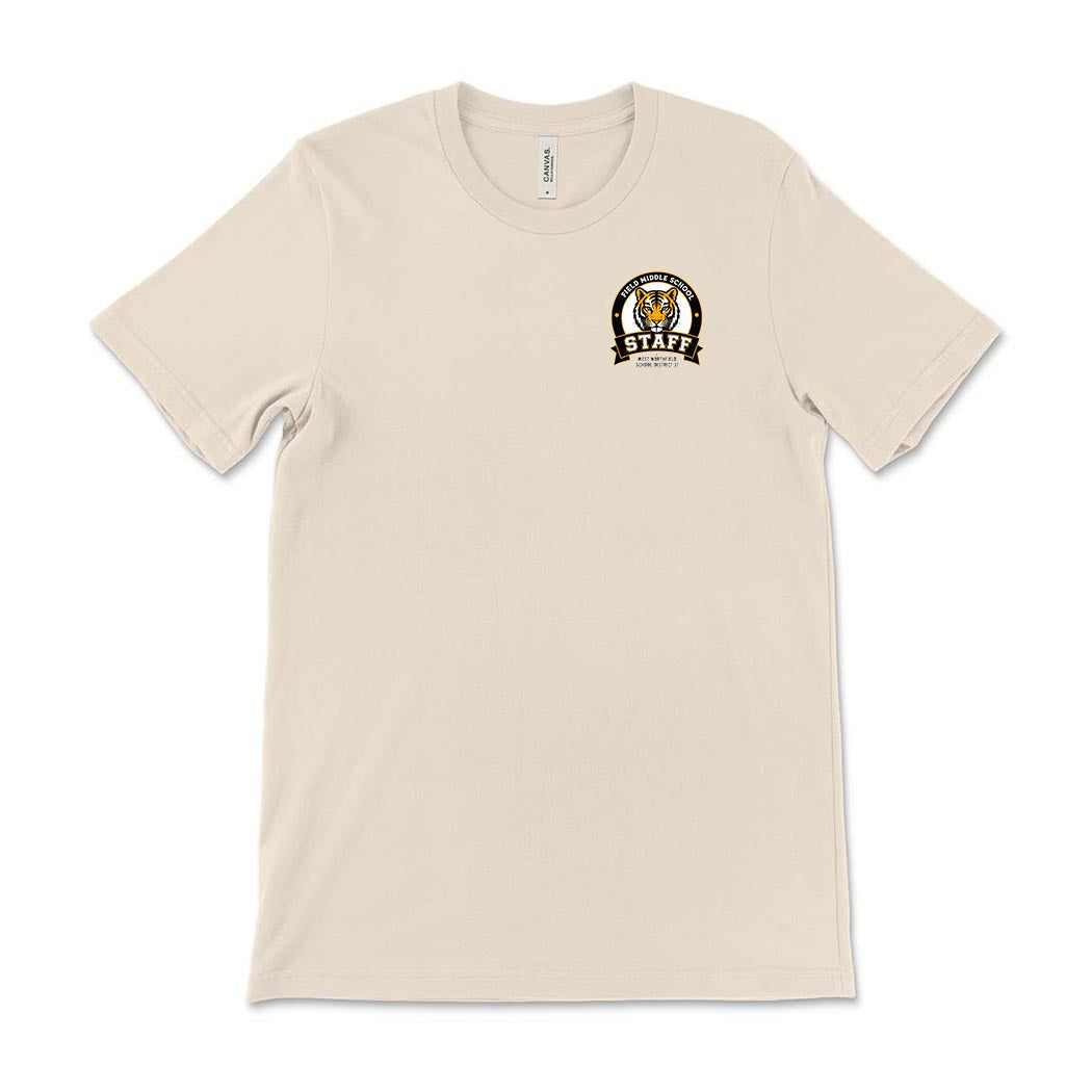 Field Staff Badge ~ Jersey T-Shirt ~ Field Middle School Staff