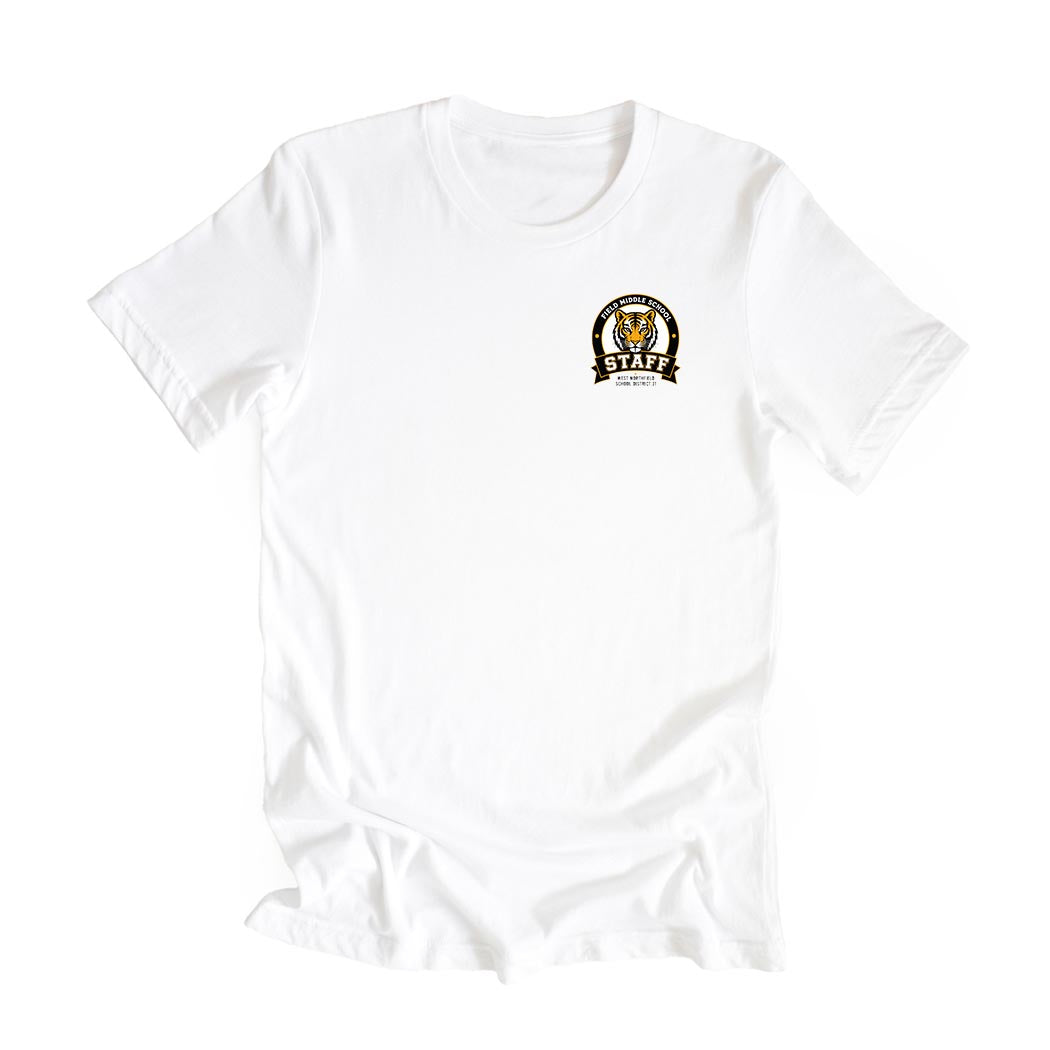 Field Staff Badge ~ Jersey T-Shirt ~ Field Middle School Staff