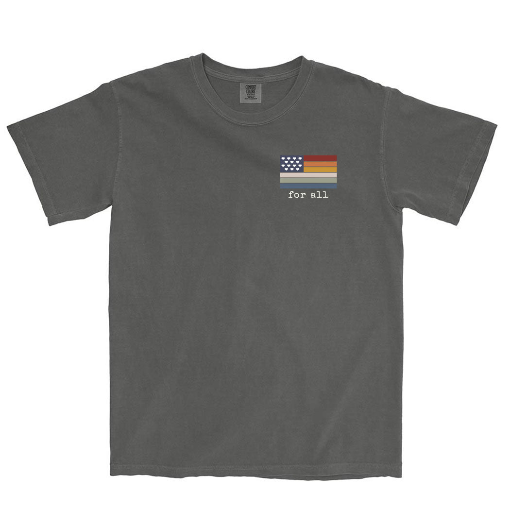 For All ~ Youth Heavyweight T-Shirt ~ humanKIND pride