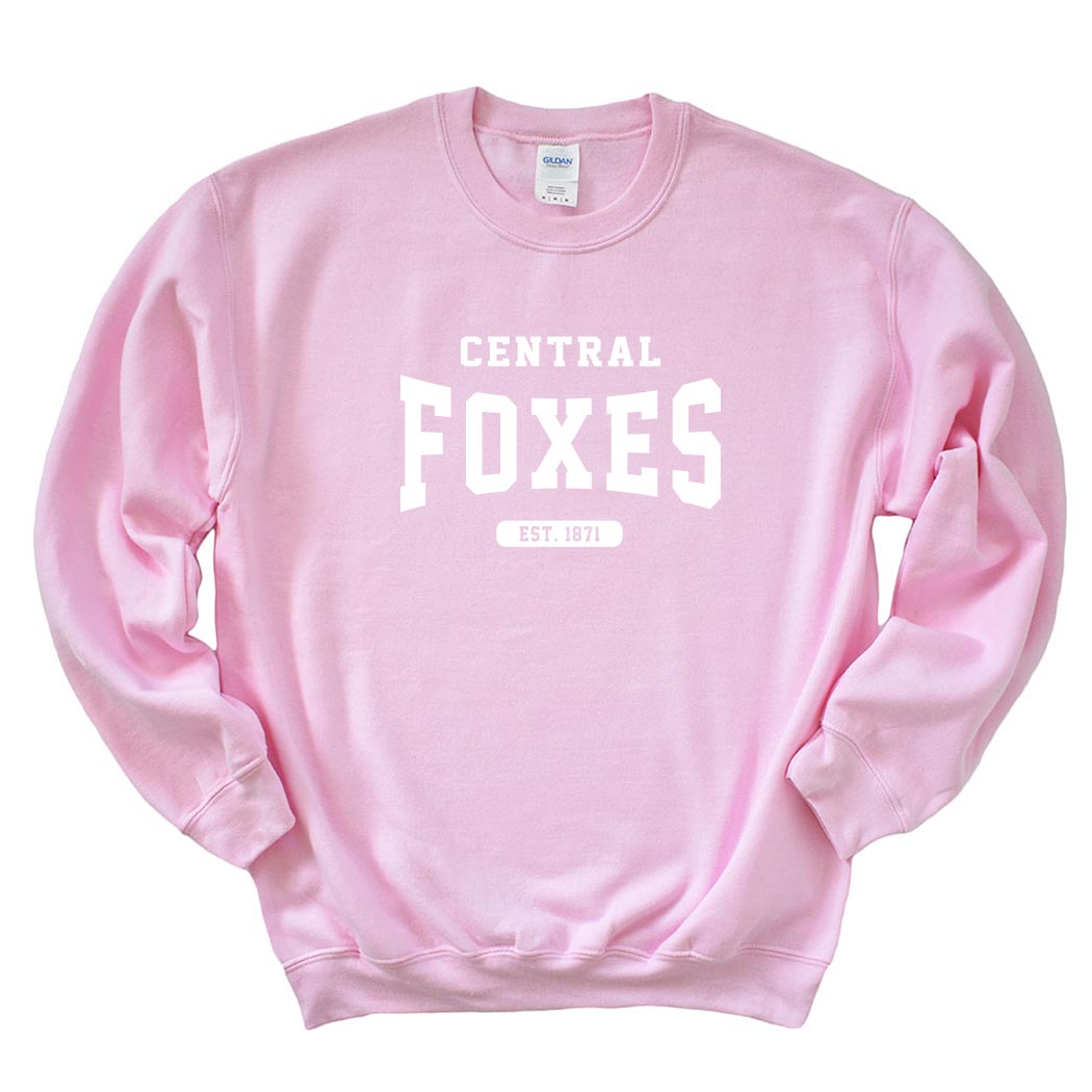 Foxes Est. 1871 ~ Crewneck Sweatshirt ~ Central Elementary School