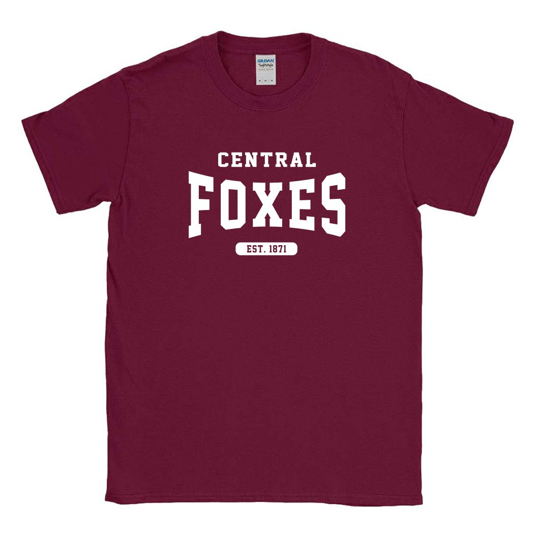 Foxes Est. 1871 ~ Cotton T-Shirt ~ Central Elementary School